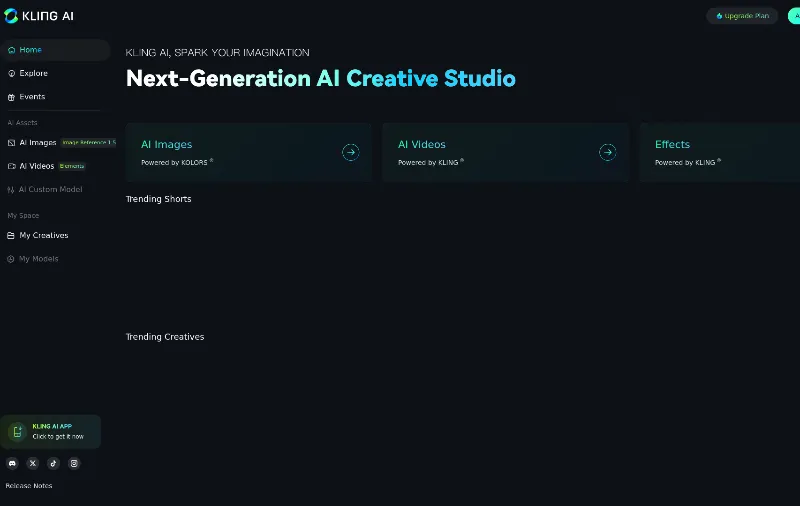 Exploring the Kling AI Interface